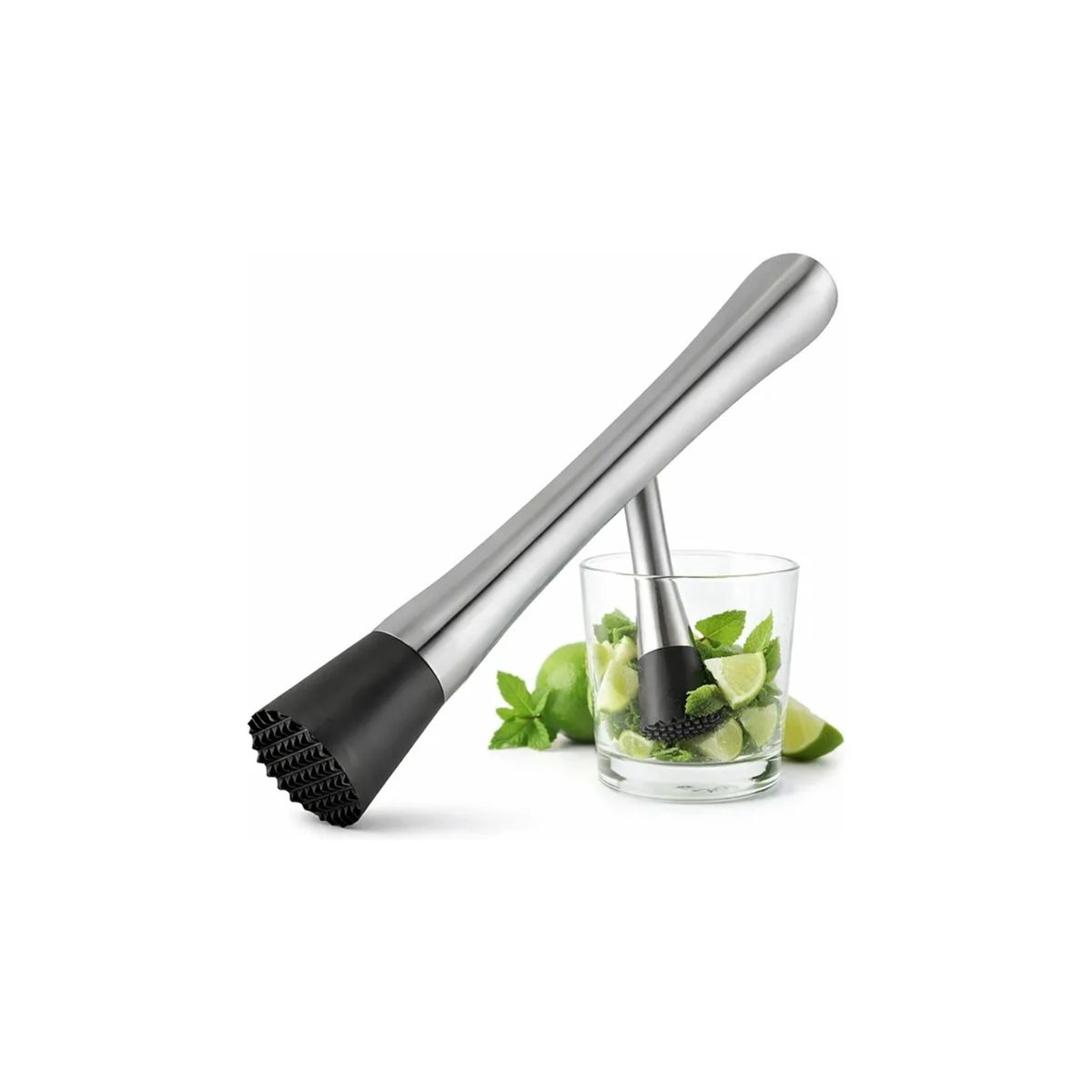 GENERICO - Macerador Mudler Cocteleria Acero Inoxidable 25cm Mojito Bar