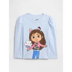 GAP - Polera Toddler Niña Manga Larga Rosa Rosado