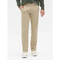 GAP - Pantalón Hombre Straight Khaki Naranjo