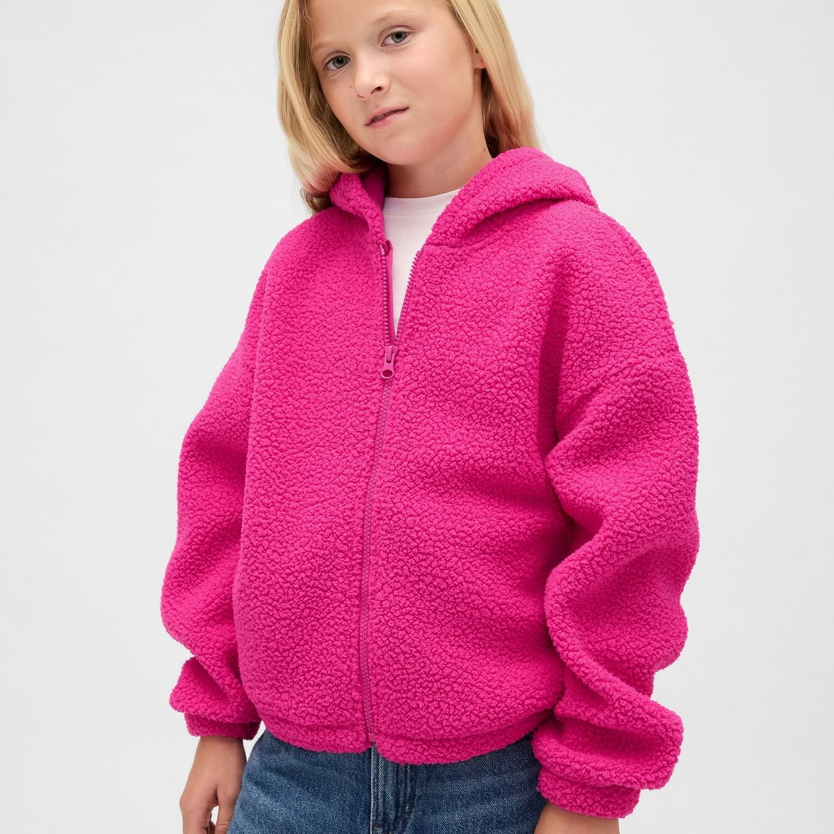 GAP - Polar Niña Con Cierre Rosado Gap