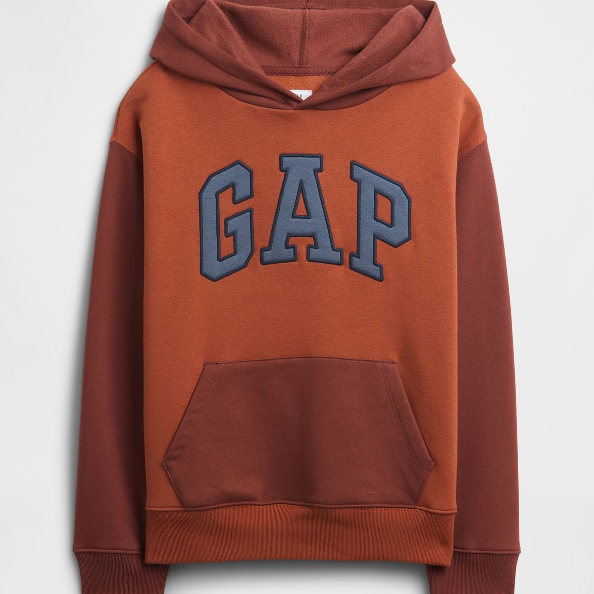 GAP - Polerón Niño Con Gorro Sin Cierre Logo Naranjo Naranjo Gap