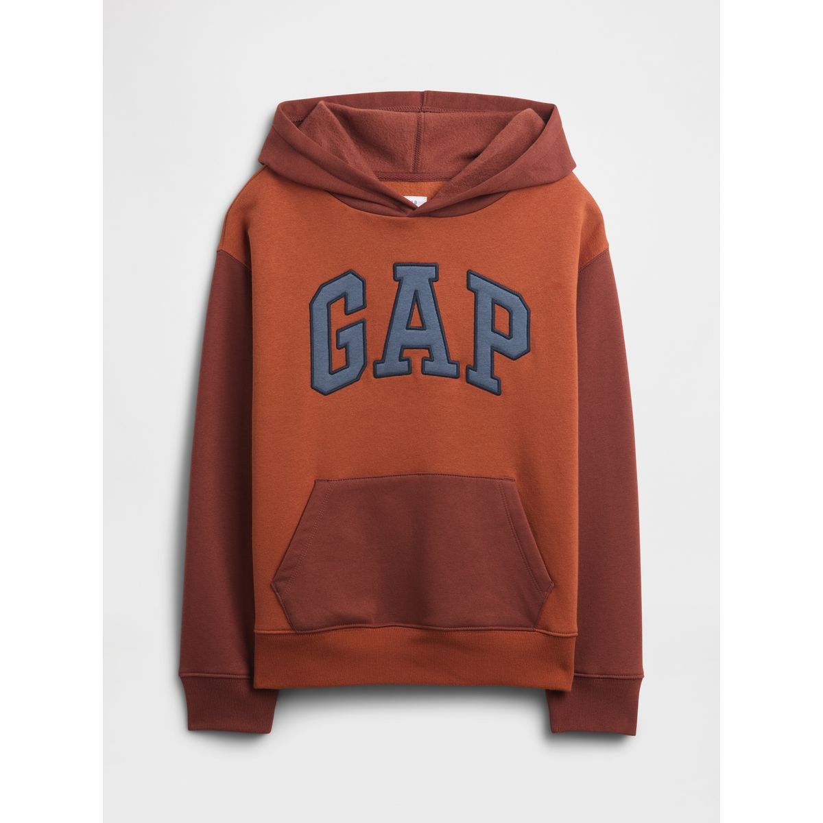 GAP - Polerón Niño Con Gorro Sin Cierre Logo Naranjo Naranjo Gap