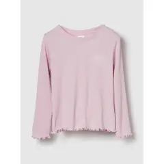 GAP - Polera Toddler Niña Manga Larga Graficas Rosado