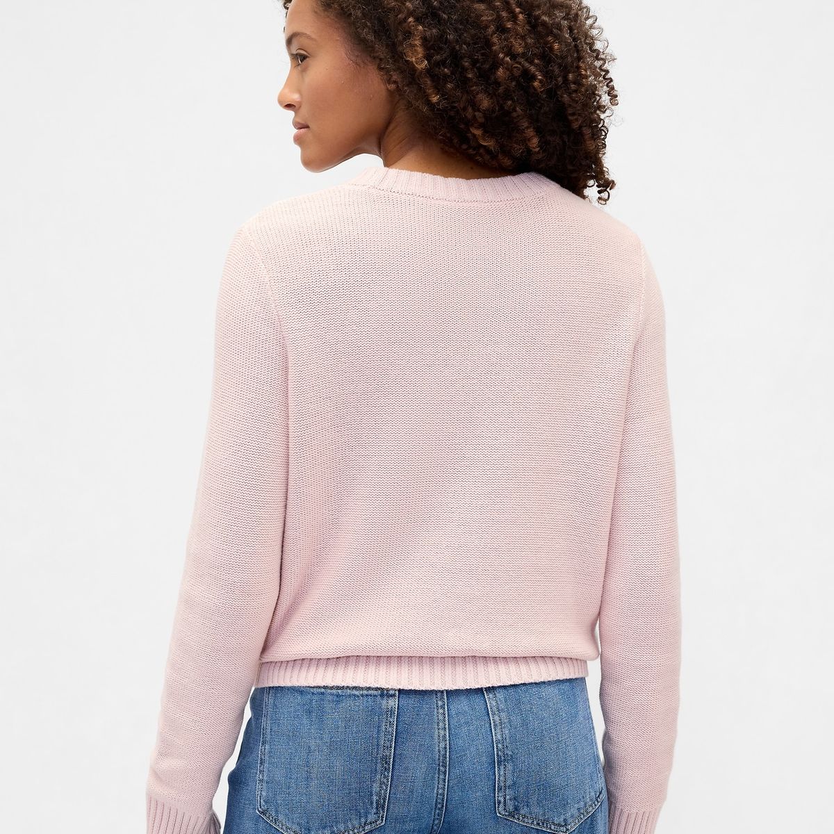 GAP - Sweater Mujer Gap Cable Rosado