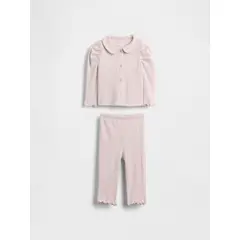 GAP - Enterito Bebé Outfit Rosado