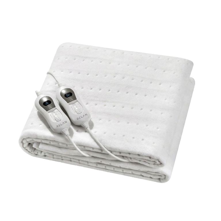 Calienta Cama Eléctrico Queen 2 Zonas 6 Niveles de Calor