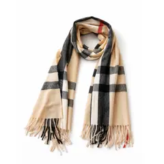 COLETTE - Bufanda Cashmere Modelo Kensington Plaid