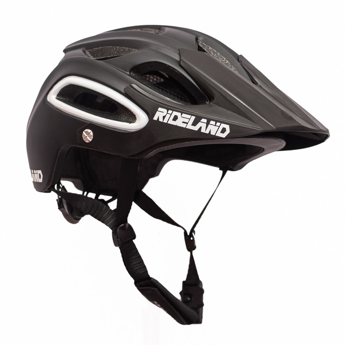 RIDELAND - Casco De Bicicleta Rideland All-track Mtb Imán Negro Negro  M