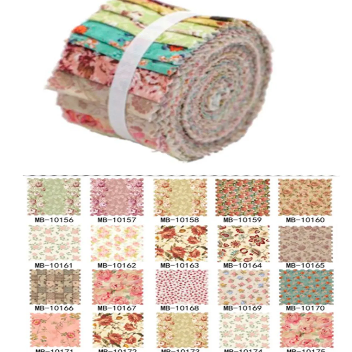 GENERICO - Jelly Roll 100% algodón colores