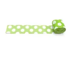 GENERICO - Feston verde de puntos 4pcs 2,5cmx10m