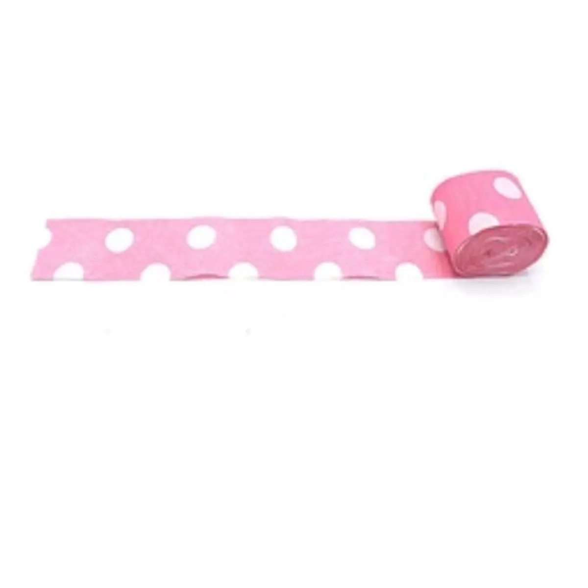 GENERICO - Feston rosado de puntos 4pcs 2,5cmx10m
