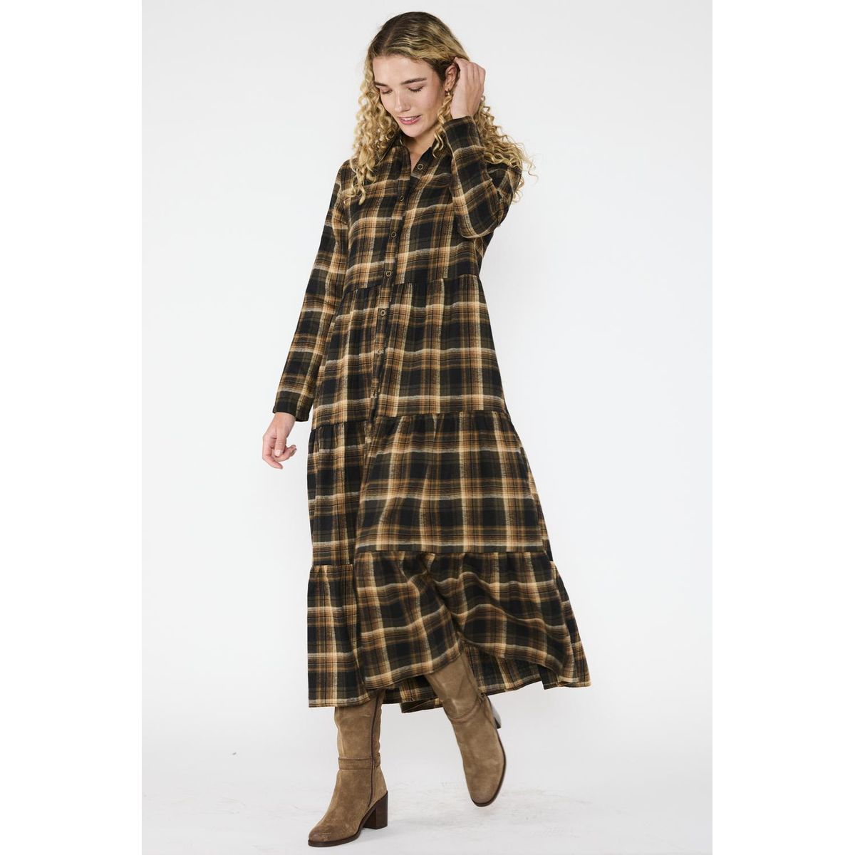 ECLIPSE - Vestido Taylor Café