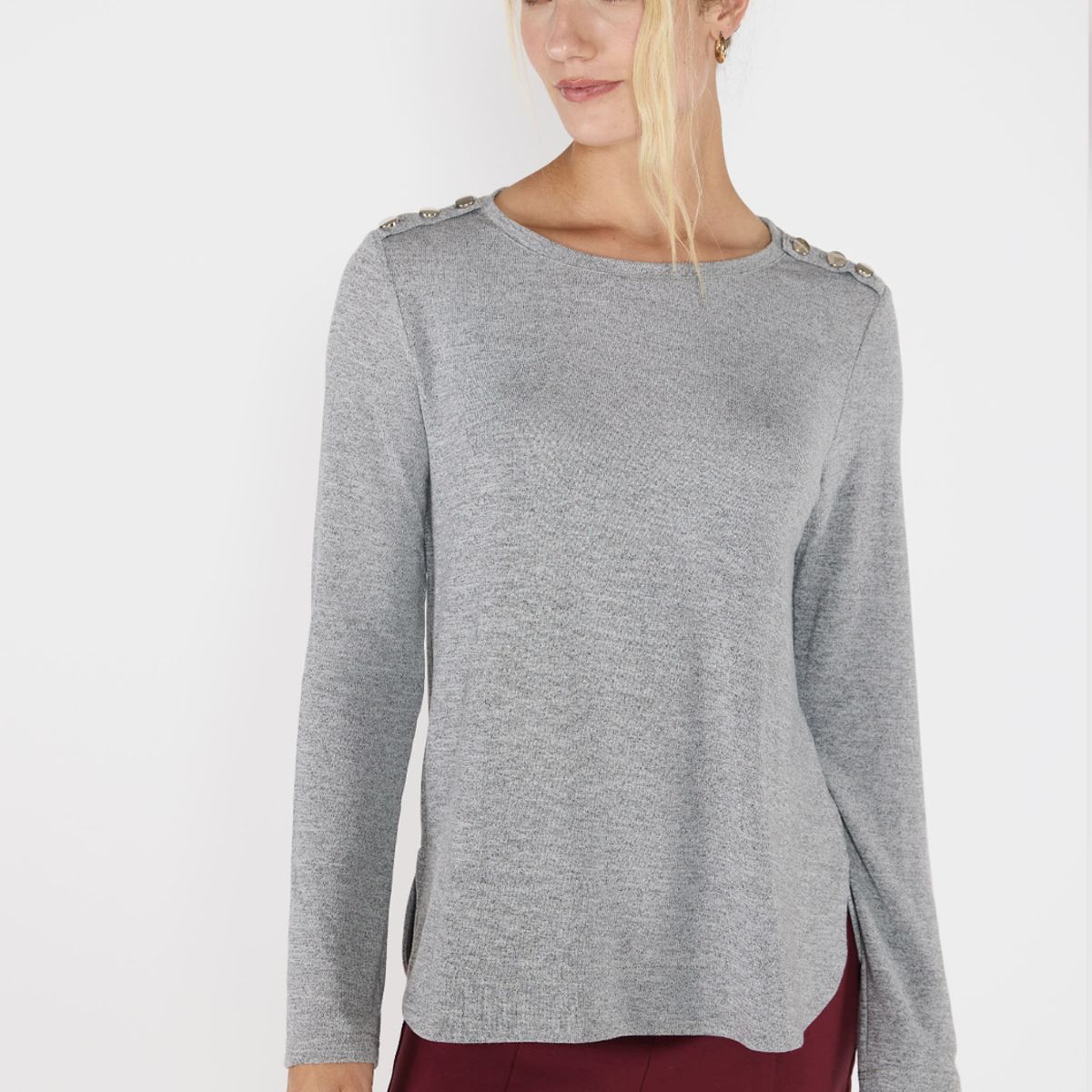 ECLIPSE - Polera Clarisa Gris