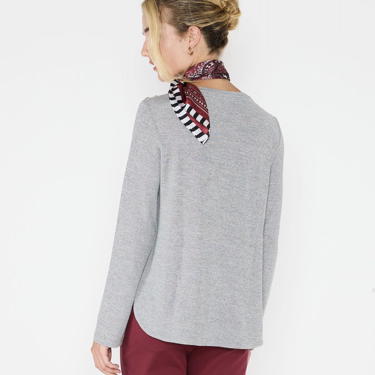 ECLIPSE - Polera Clarisa Gris