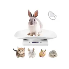 GENERICO - Báscula digital multifunción para mascotas báscula electrónica, peso de 10 kg de capacidad