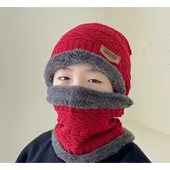 GENERICO - Set Gorro + Cuello Invierno Unisex Abrigo Térmico y Cómodo