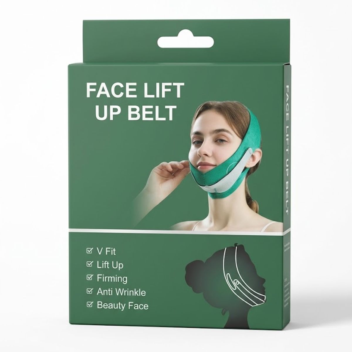 GENERICO - Faja Mentonera Efecto Bichetomia Reduce Papada Y Mejillas