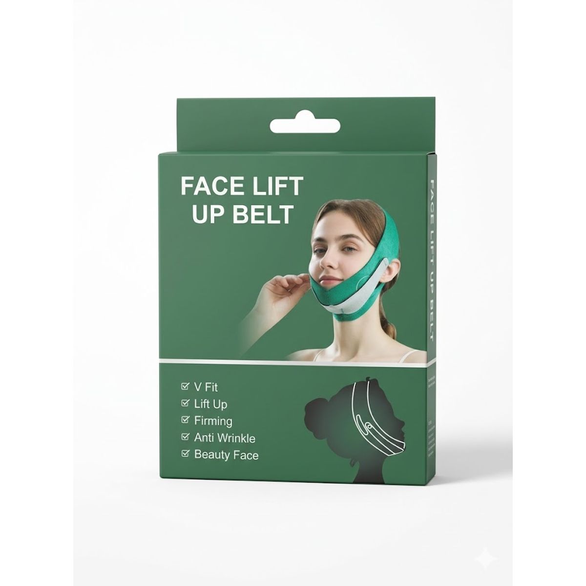 GENERICO - Faja Mentonera Efecto Bichetomia Reduce Papada Y Mejillas