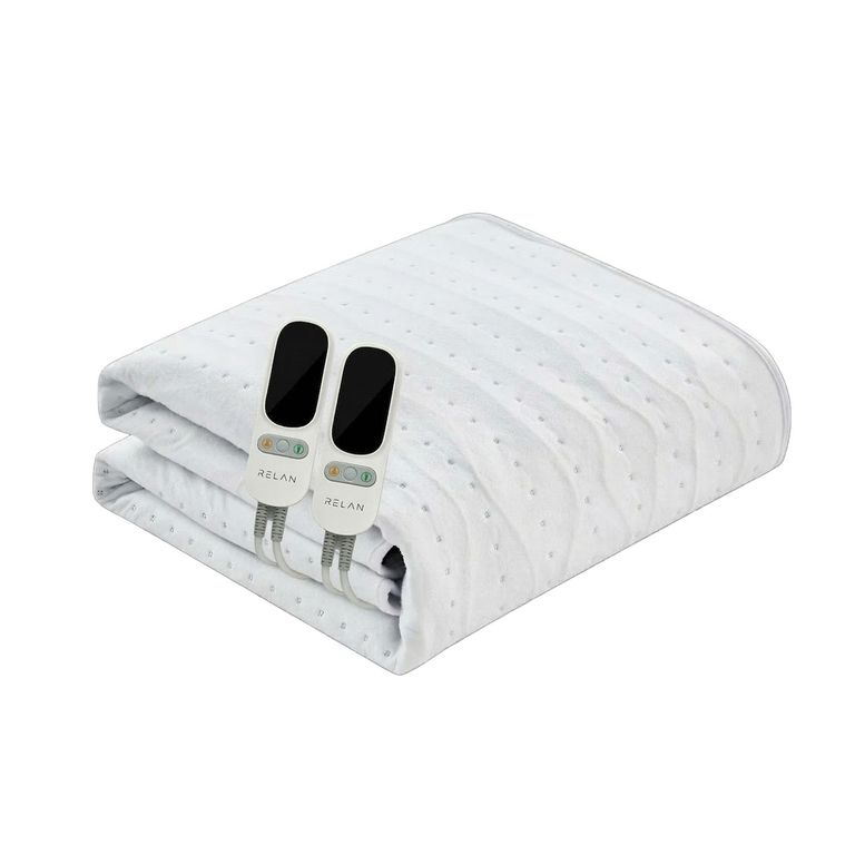 Calienta Cama Eléctrico Queen 4 Zonas 6 Niveles de Calor