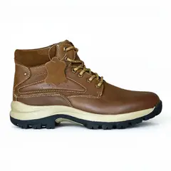 CARBIN - Botín Hombre Cuero Outdoor Casual Trekking Antideslizante