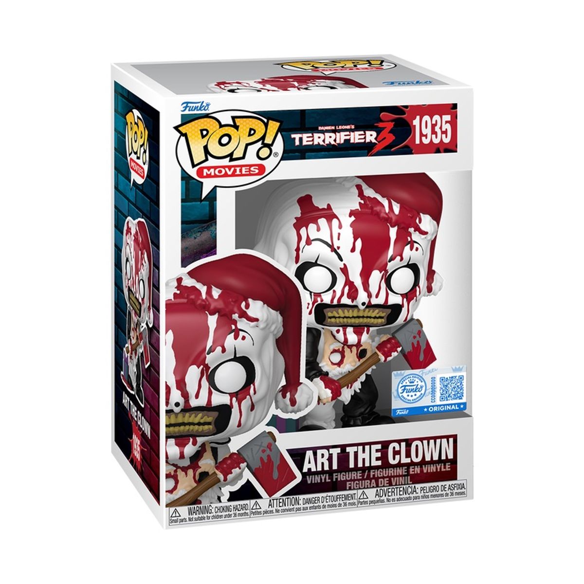 FUNKO - Funko Pop Terrifier – Art el Payaso 1935 + Protector
