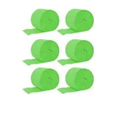 GENERICO - Feston grueso verde claro 6pcs 4x10m