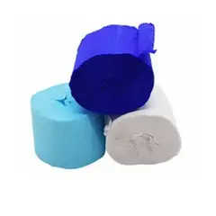 GENERICO - Feston grueso azul con blanco 6pcs