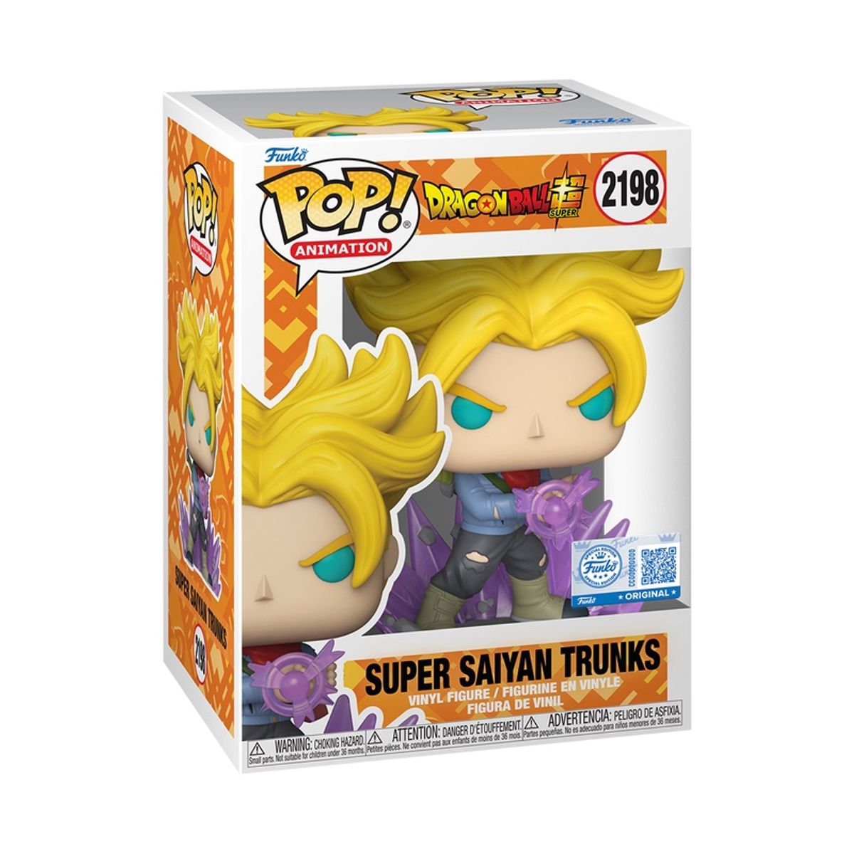 FUNKO - Funko Pop Dragon Ball – Super Saiyajin Trunks 2198 + Protector