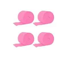 GENERICO - Feston decorativo rosa 4pcs6cmx10m