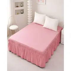 GENERICO - Cubre Base de Cama Elastico Ajustable Plaza y media