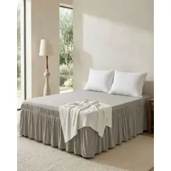 GENERICO - Cubre Base de Cama Elastico Ajustable King