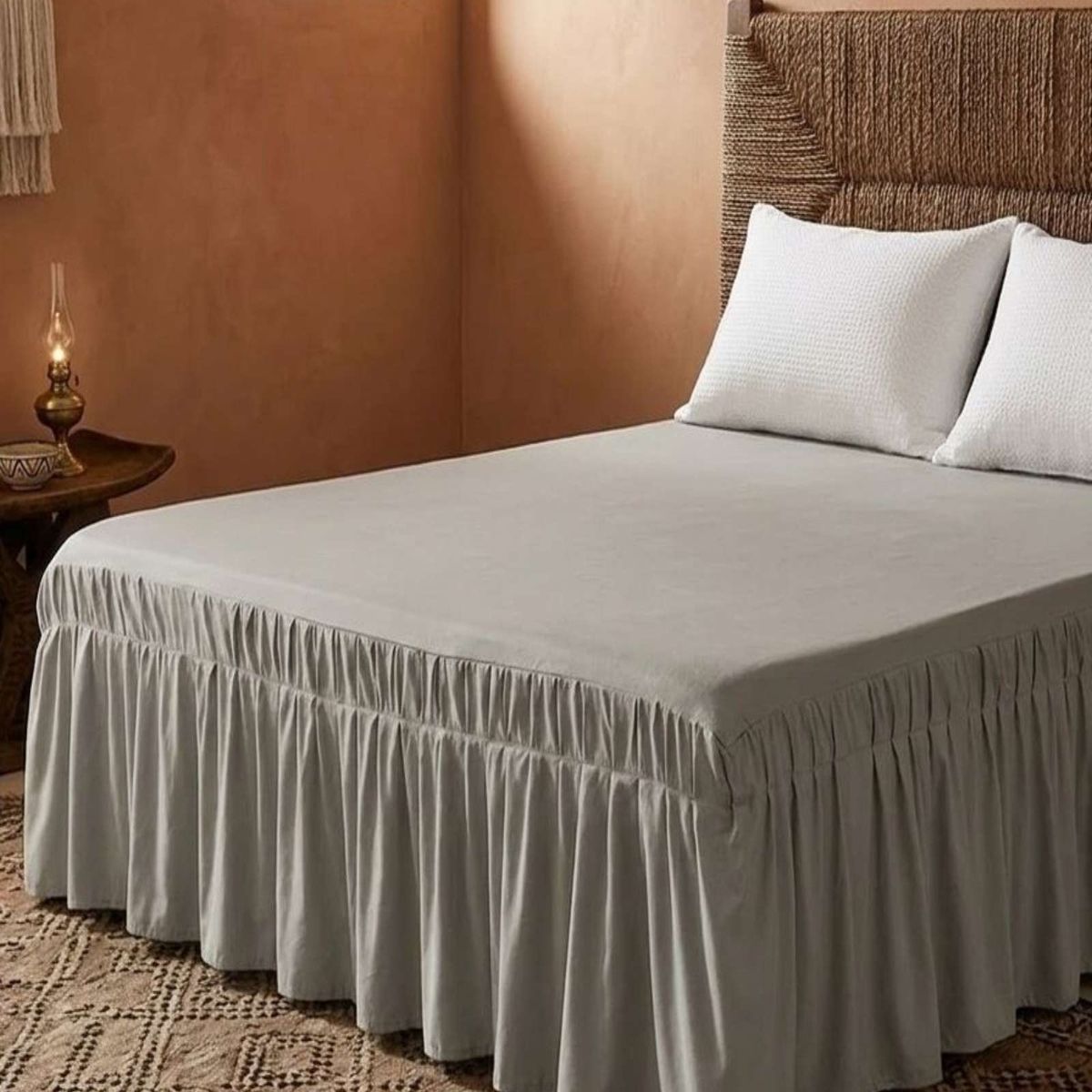 GENERICO - Cubre Base de Cama Elastico Ajustable King