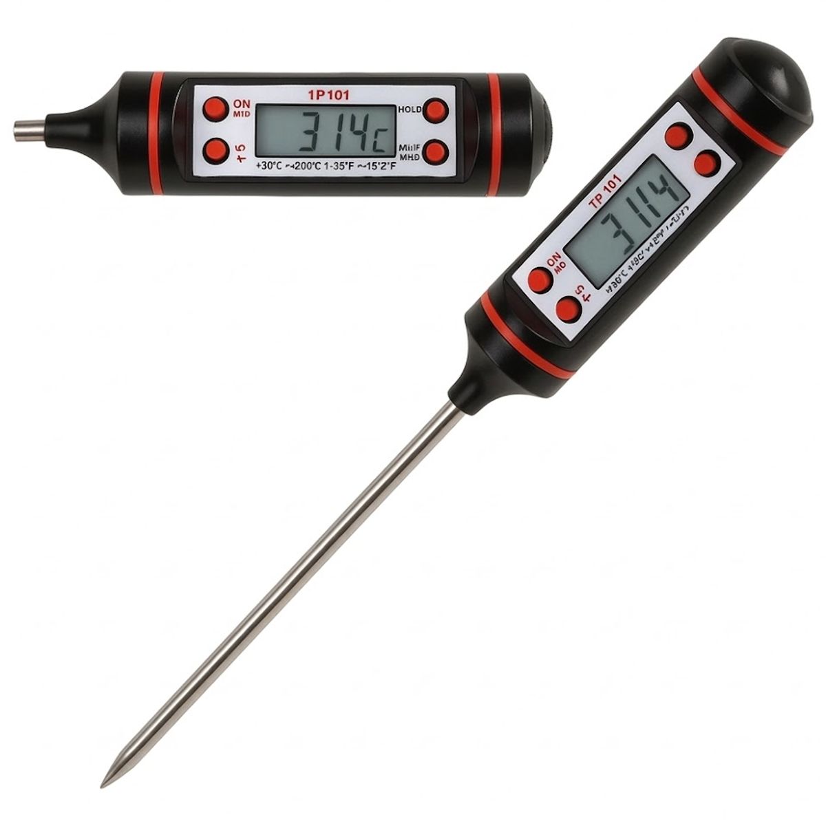 GENERICO - Termómetro Digital Cocina Lectura Rápida Temperatura De Alimentos Cocina 1.55 oz Para Asados, Horno, Repostería