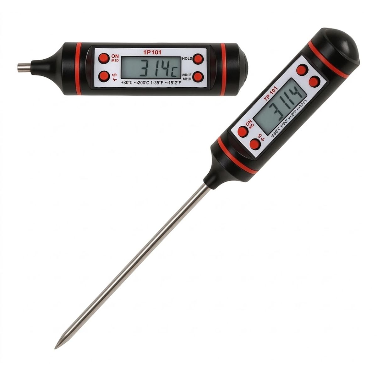 GENERICO - Termómetro Digital Cocina Lectura Rápida Temperatura De Alimentos Cocina 1.55 oz Para Asados, Horno, Repostería