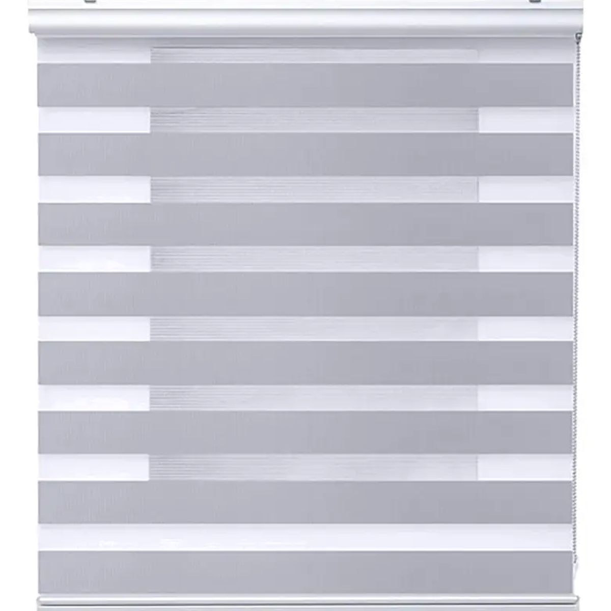 GENERICO - Cortina Roller Duo Zebra Dia Y Noche Persiana 100x180cm Gris