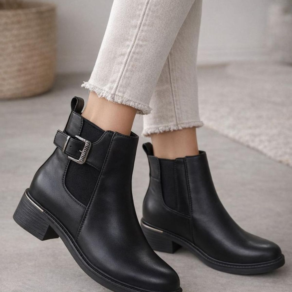 SNOOPY - Botin para Dama  Taco Bajo M604