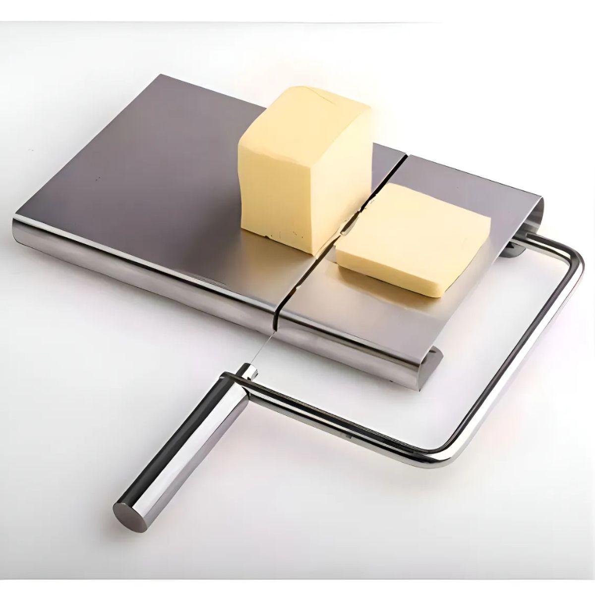 GENERICO - Rebanadora de queso multifuncional de alambre de acero inoxidable Accesorios de cocina