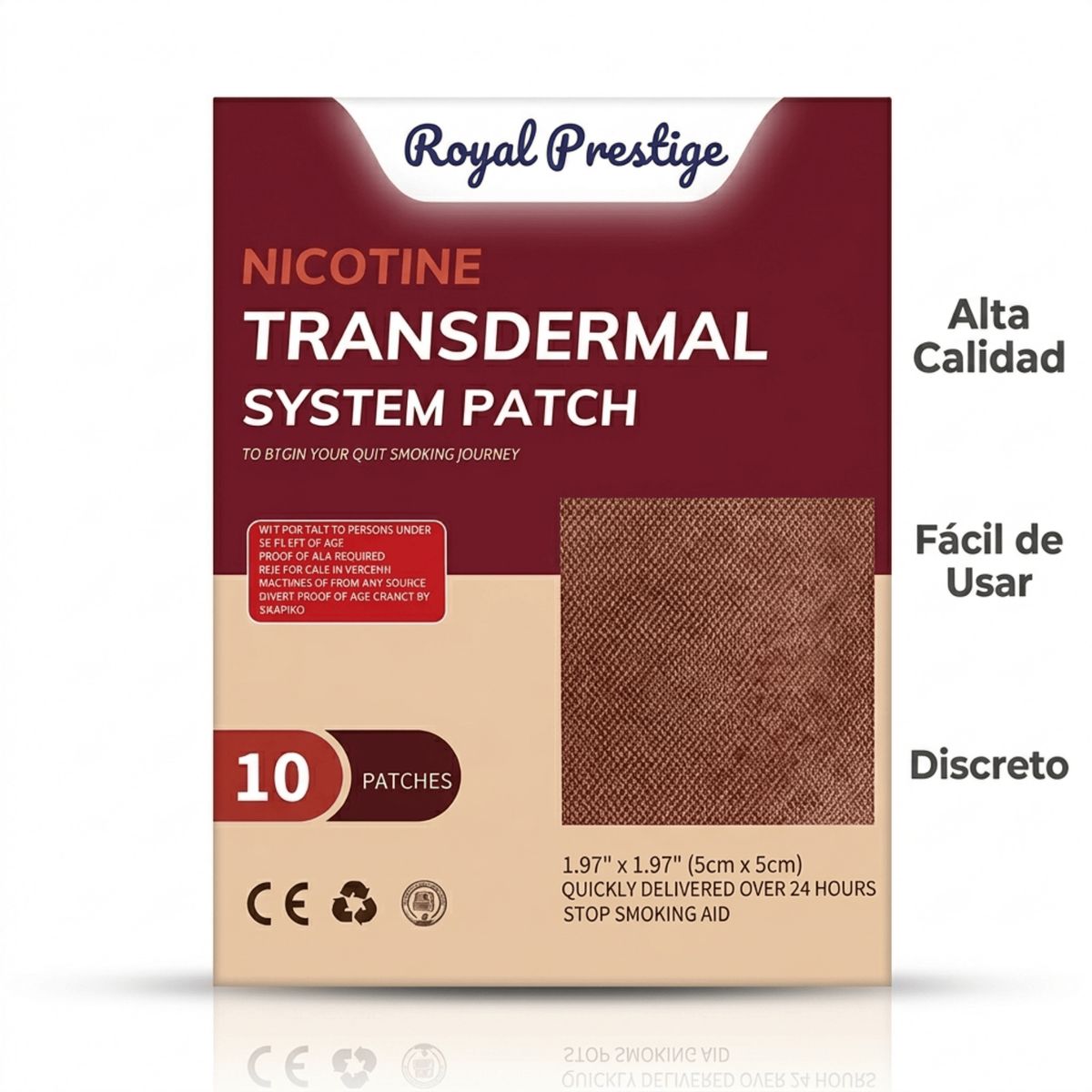 DEFF - Parche Para Dejar De Fumar Antitabaco