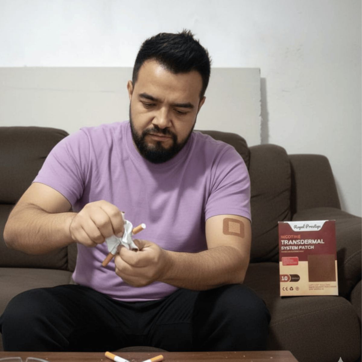 DEFF - Parche Para Dejar De Fumar Antitabaco