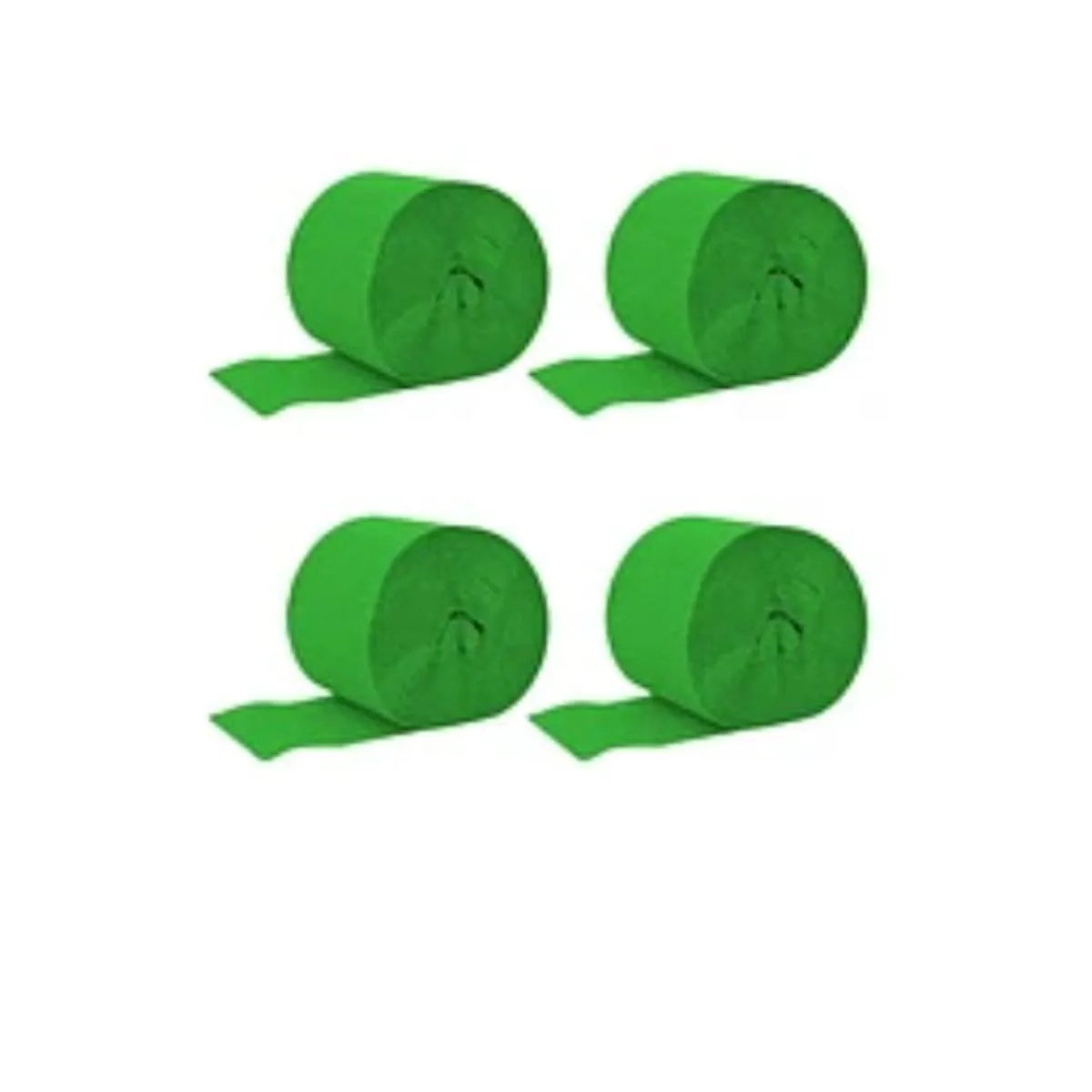 GENERICO - Feston decorativo verde 4pcs 6cmx10m