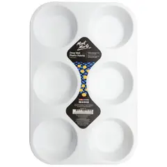 MONT MARTE - Paleta Mezcladora de Pintura 6 Pocillos Profundos