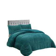 GENERICO - Plumon De Invierno Texturizado Lineas Con Chiporro 2P