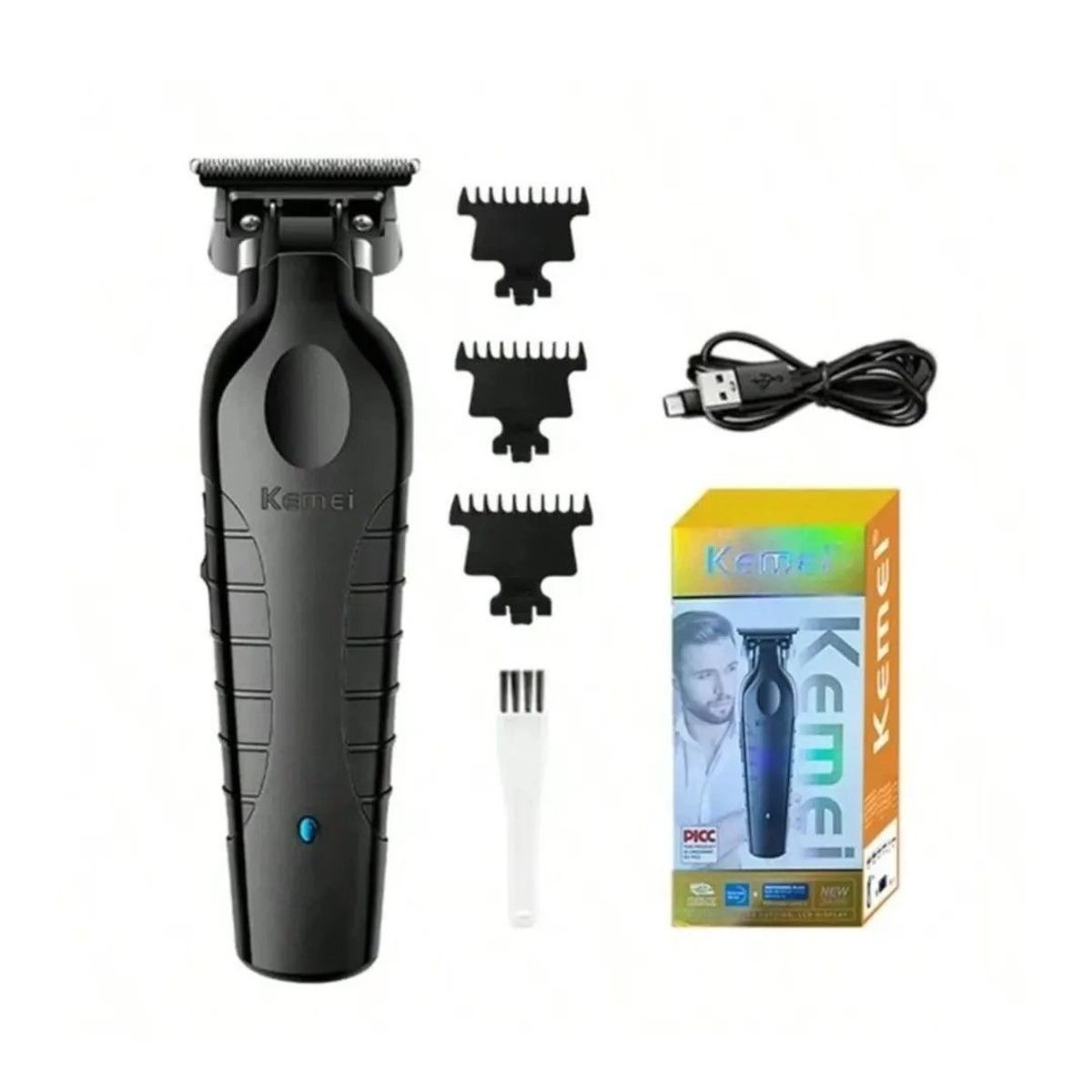 GENERICO - Cortadora de Pelo Profesional Kemei Km-2299 Inalámbrica con Accesorios