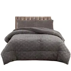 GENERICO - Plumon De Invierno Texturizado Diseño Con Chiporro King