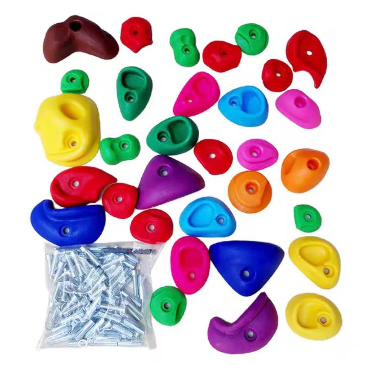 GENERICO - Set 32 Presas de Escalada Vevor Colores para Muro y Roca