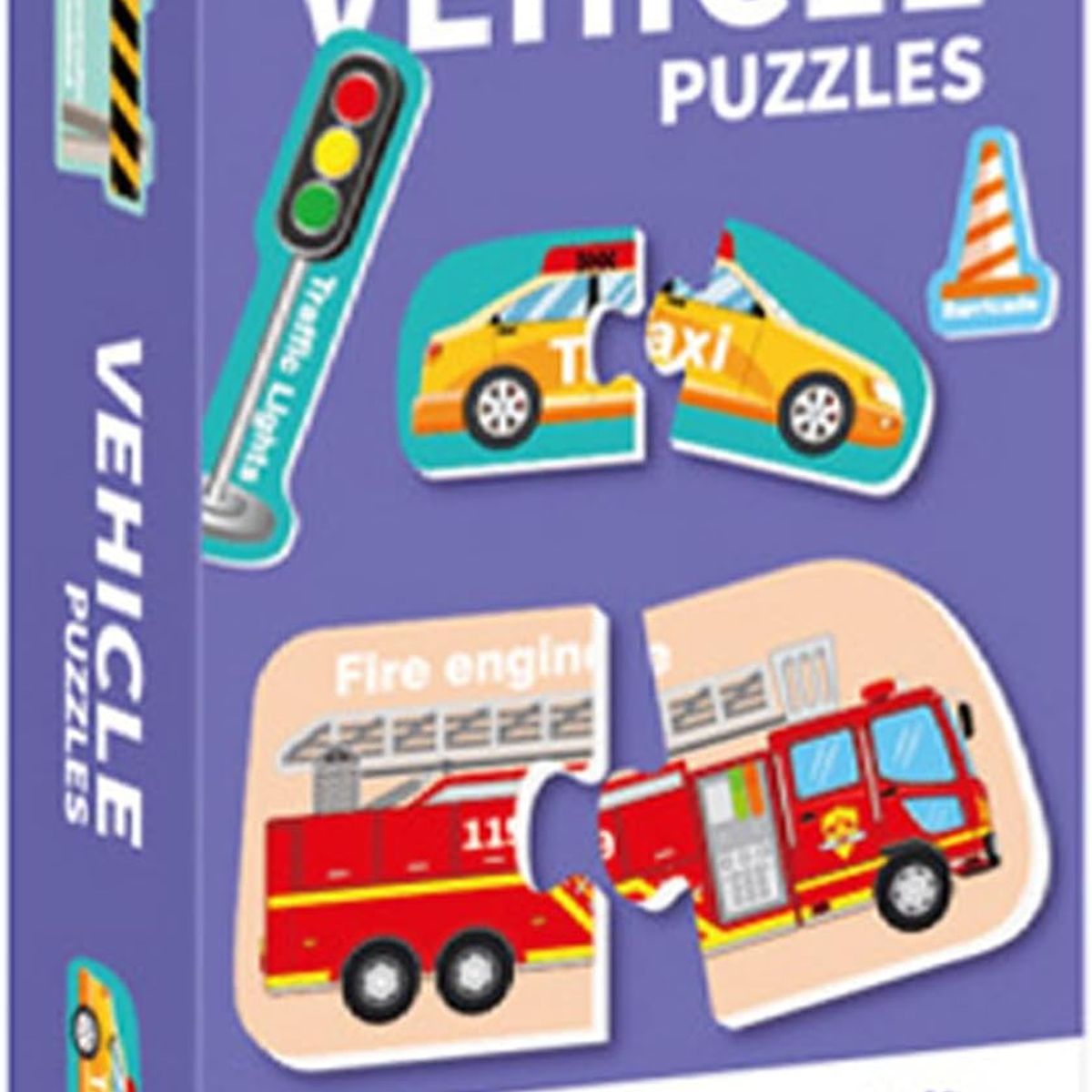GENERICO - Mini Puzzle Magnético Medios de Transporte 29 Piezas