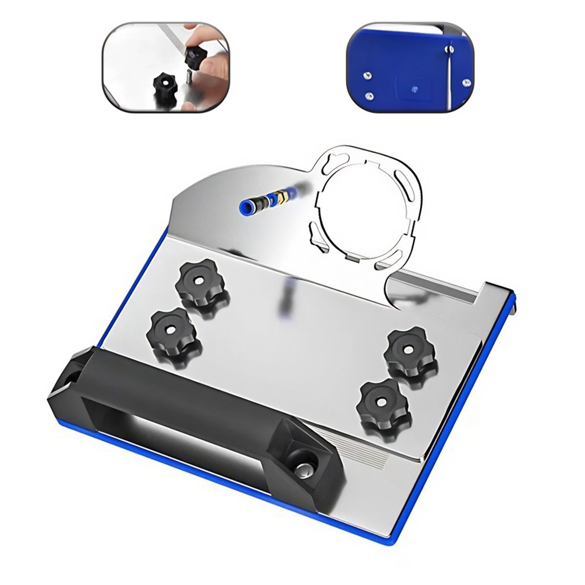 GENERICO - Soporte Amoladora Angular 45 Corte Chaflán Azulejos Portátil