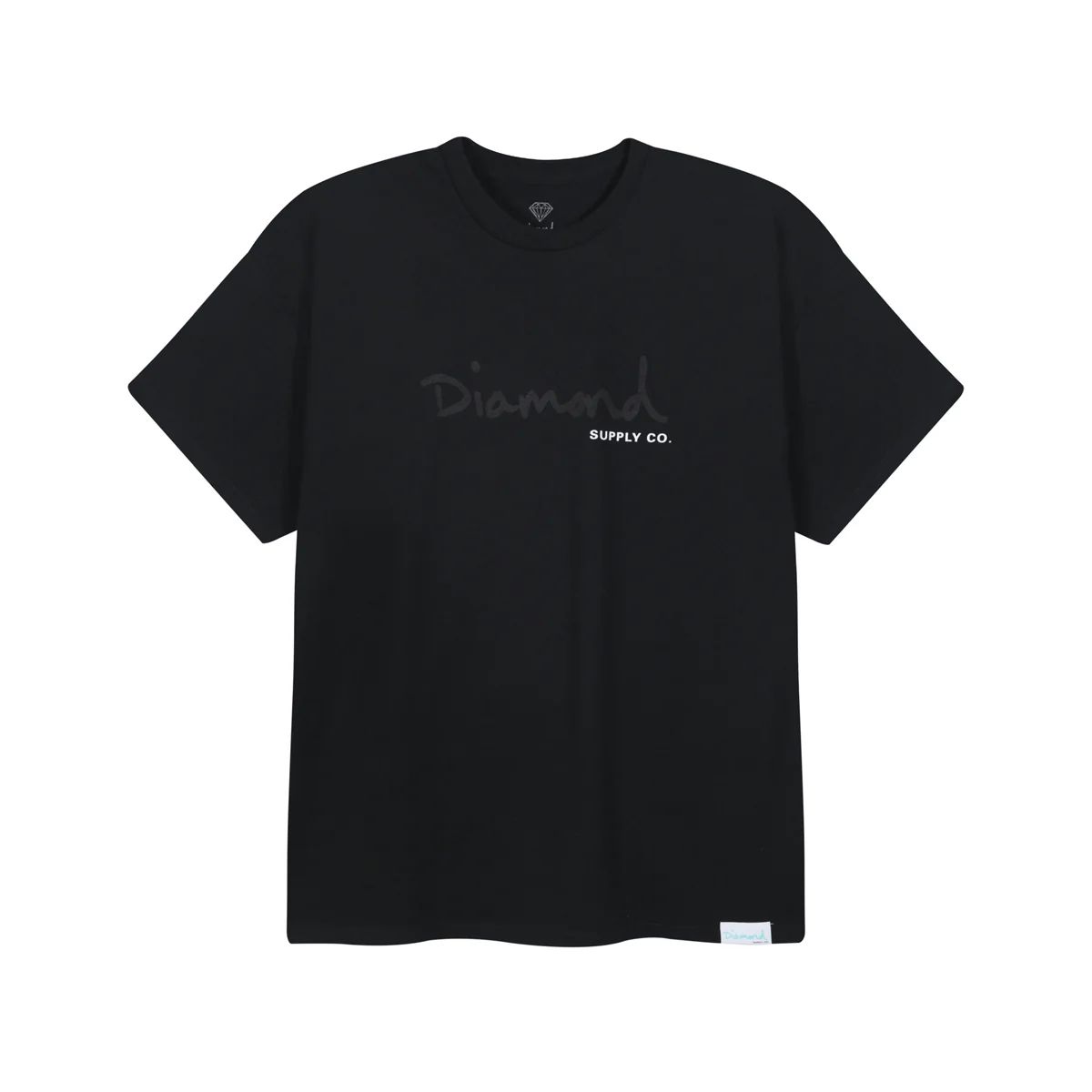 DIAMOND - Polera DIAMOND OG Script Black Logo Black
