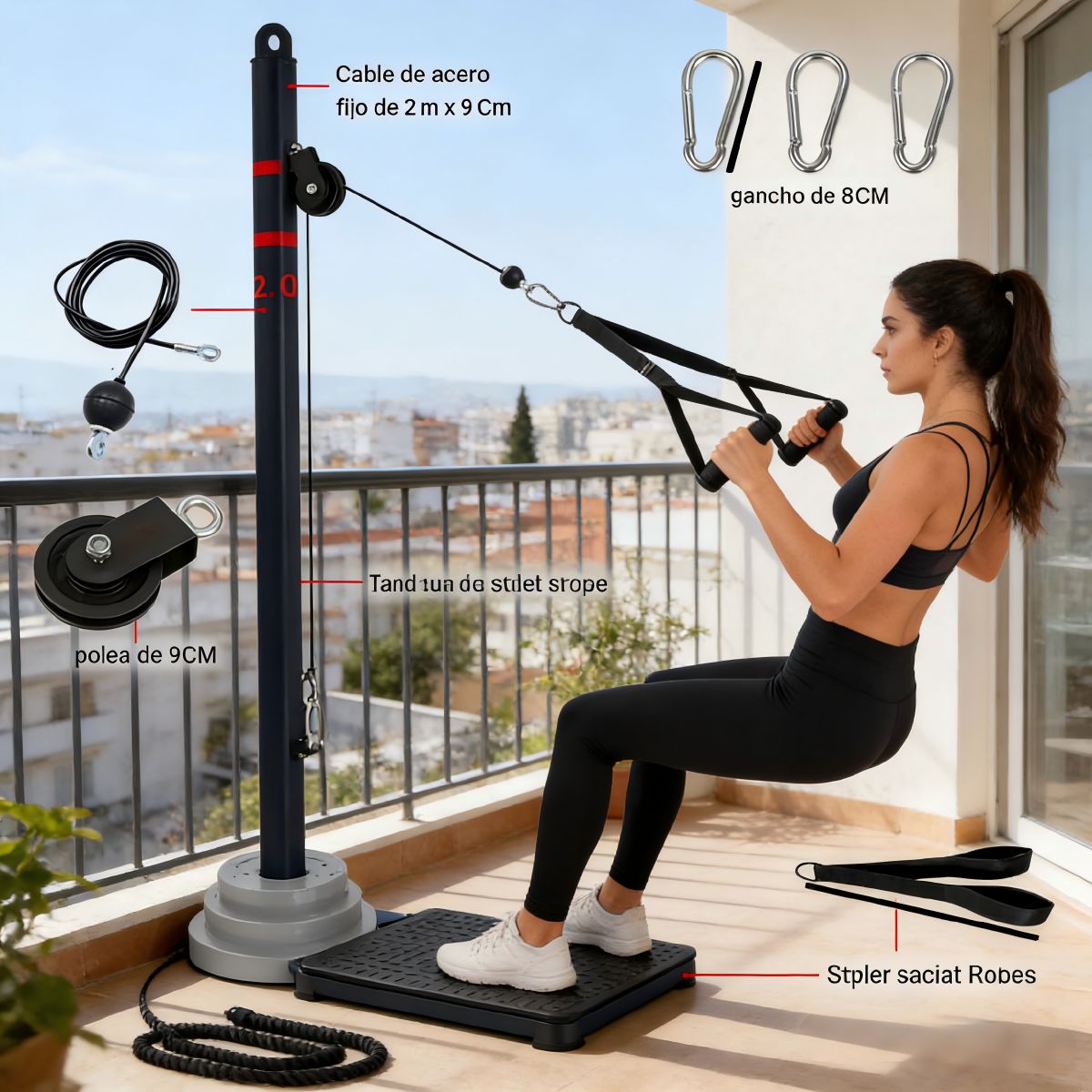 GENERICO - Polea Entrenamiento Home Gym