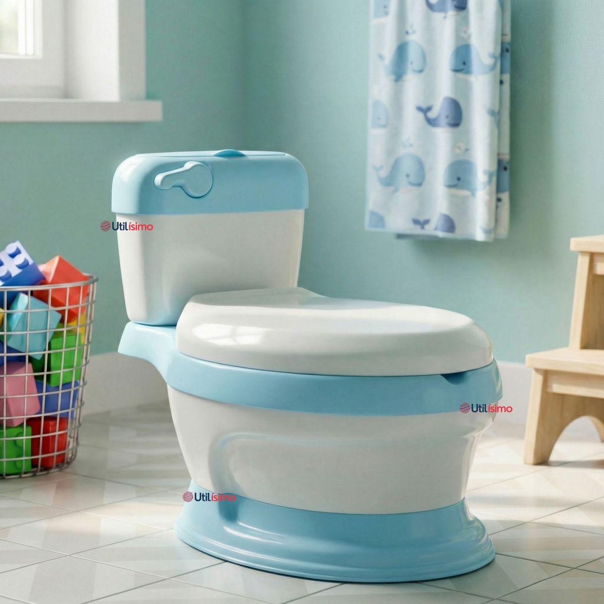 LINE - Pelela Inodoro Baño Entrenador Portátil Niño Surtido Asiento Acojinado